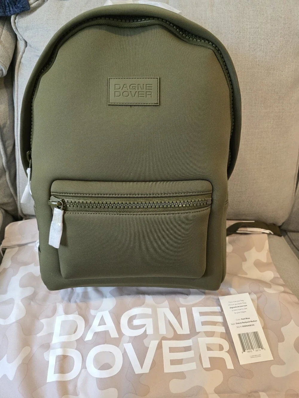 Dagne Dover Olive Green Backpack